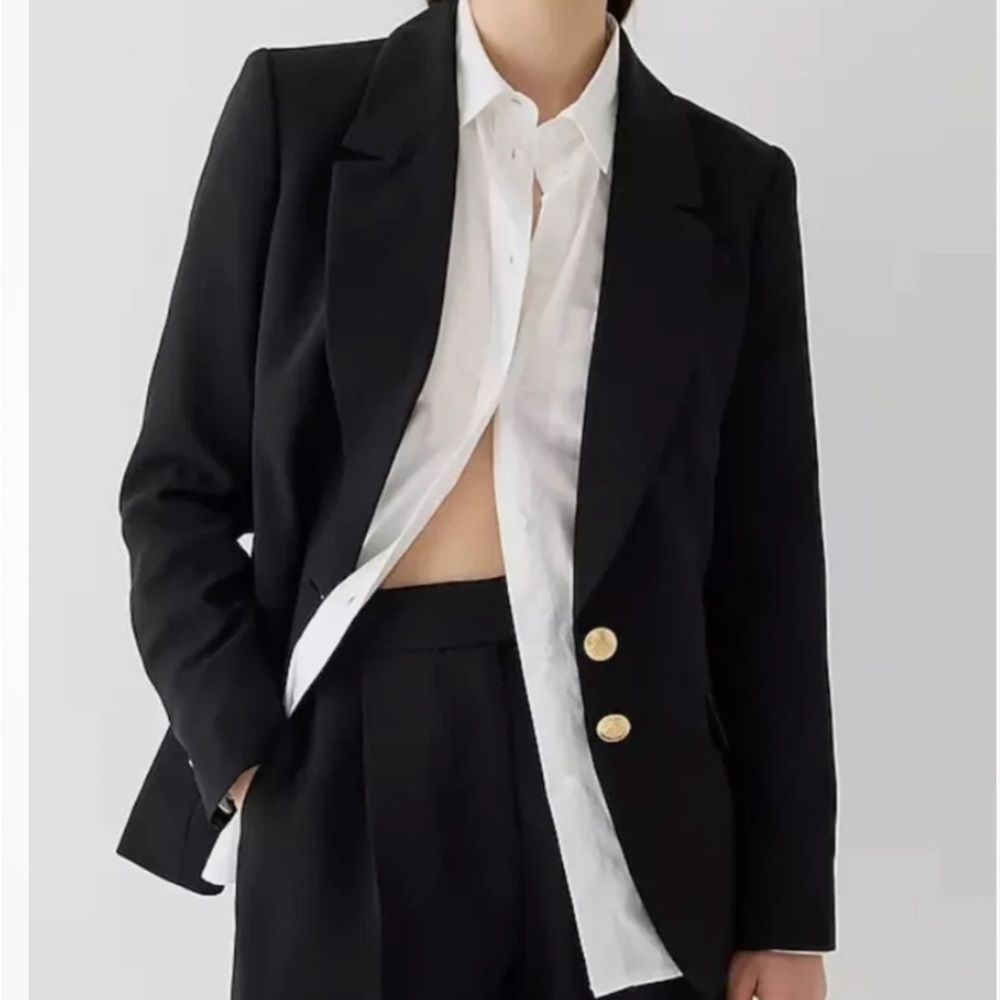 Jcrew Willa Blazer City Crepe 00 NWOT